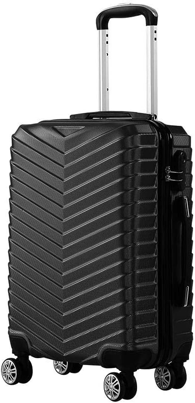 Handbagage Koffer Zwart 360° Draaiwielen - Clothivas