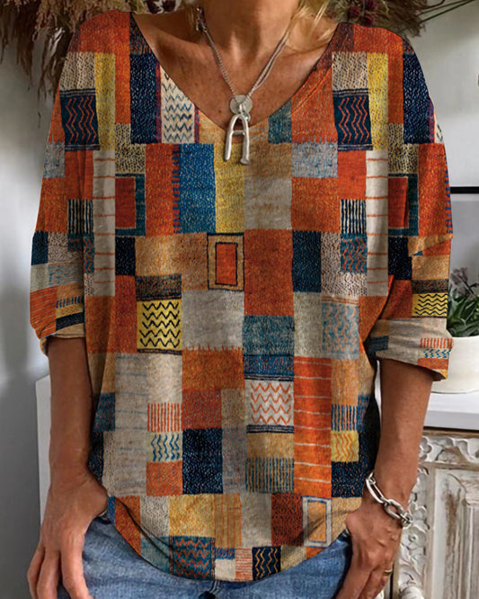 Vrouwelijke Katoenen Losse Top Amira - Clothivas