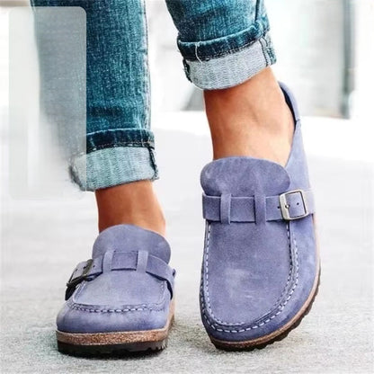 Suède Vrouwen Loafers Stijlvol Leer