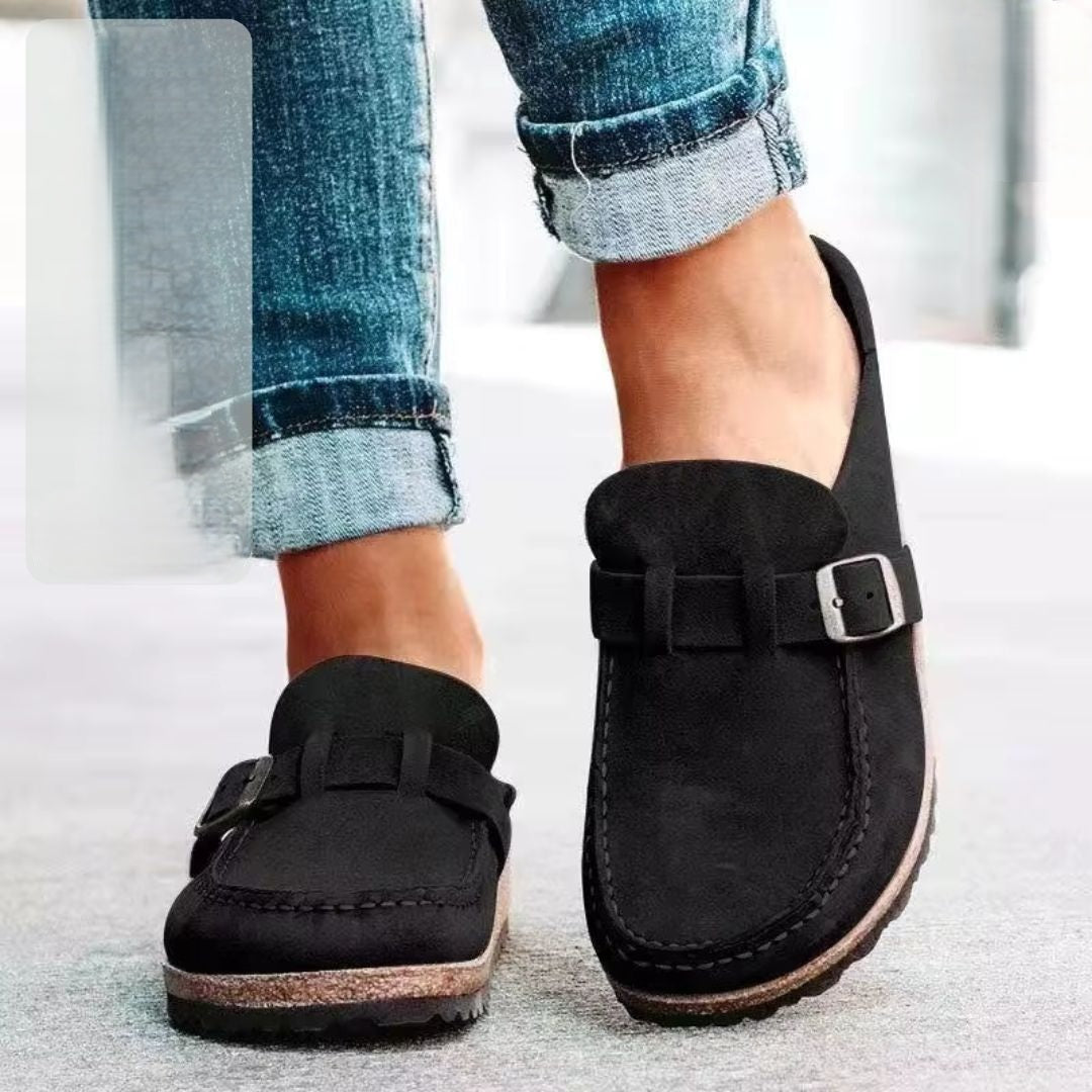 Suède Vrouwen Loafers Stijlvol Leer