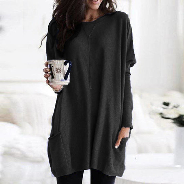 Dames Oversized Trui met Zakken Yara - Clothivas