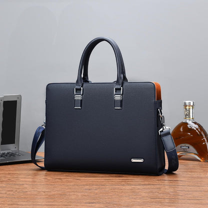 Leren Laptop Tas Met Meerdere Vakken - Clothivas