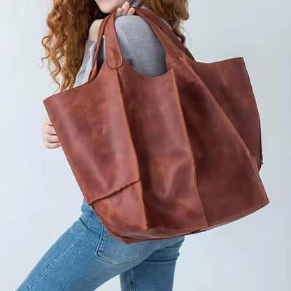 Liva Bag | Grote Leren Schoudertas
