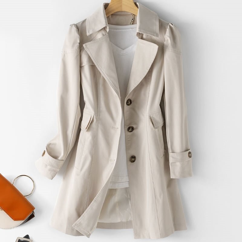 Stijlvolle Dames Trenchcoat Carenza - Clothivas