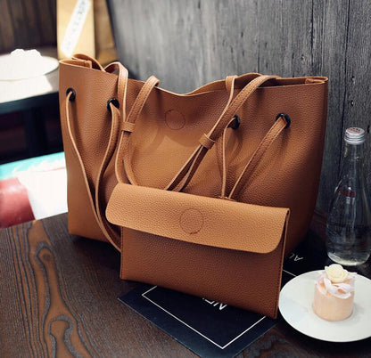 Grote Lederen Schoudertas - Clothivas