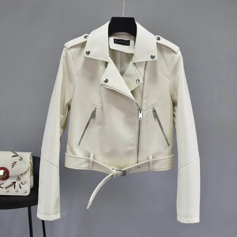 Vegan Damesleren Jas Stijlvol Alivra