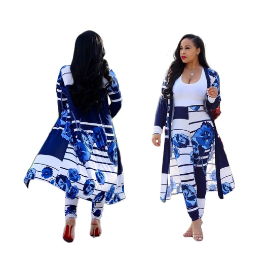 Dames Kimono Outfit met Broek Zomer Yasmin - Clothivas