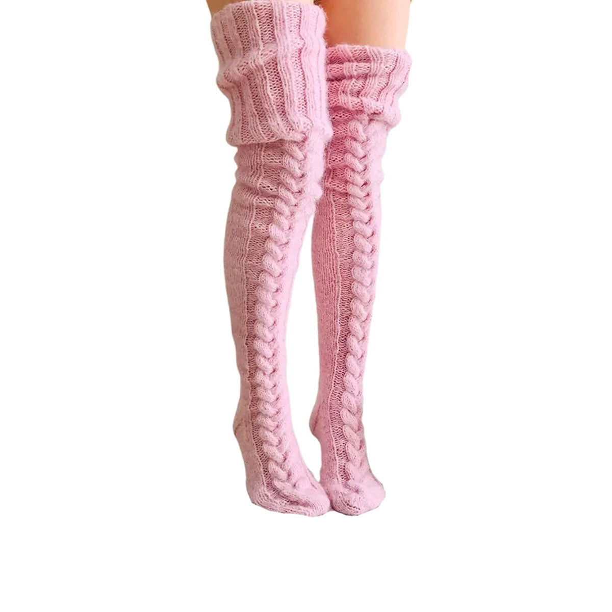 Dames Gebreide Kousen Aurora Stijl - Clothivas