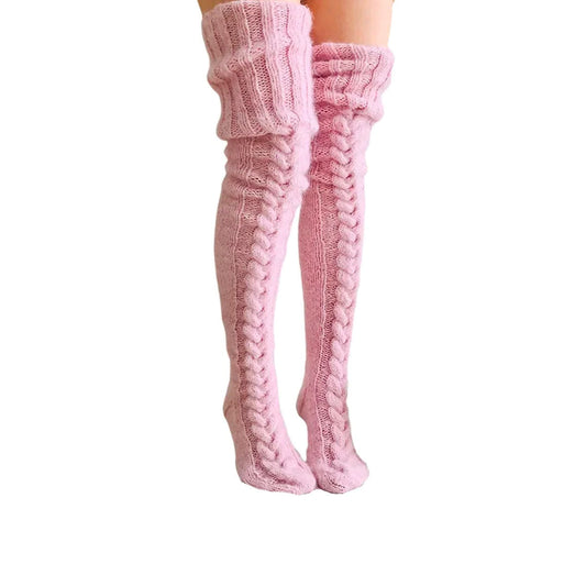 Dames Gebreide Kousen Aurora Stijl - Clothivas