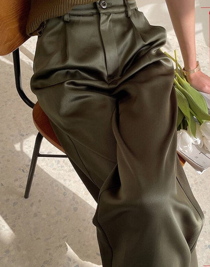 Satijnen Damesbroek Elegante Stijl