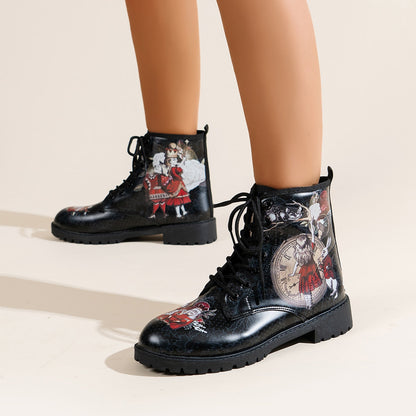 Hoge Dameslaarzen Leer Zwart