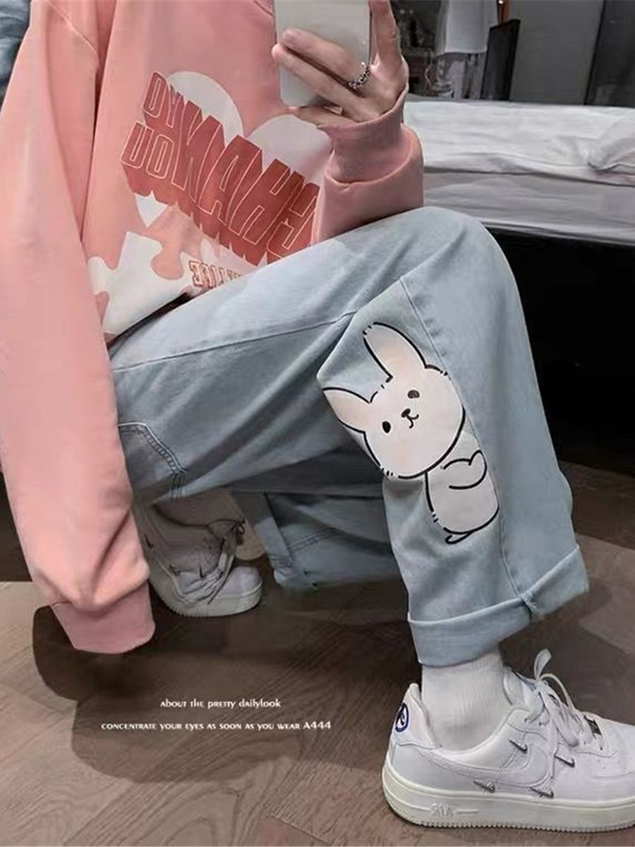 Klassieke Dames Jeans Vintage Stijl