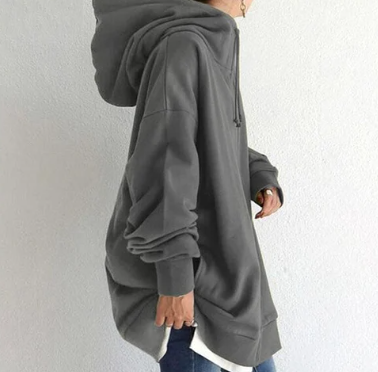 Dames Hoodie Oversized Met Capuchon Zacht Meliora - Clothivas