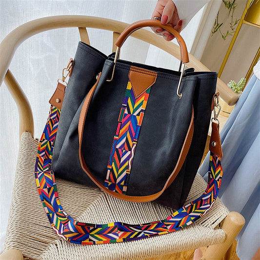 Grote PU Lederen Schoudertas voor Dagelijks Gebruik - Clothivas