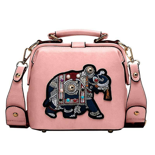 Bohemian Schoudertas Geborduurd Lichtgewicht Mandala Design - Clothivas