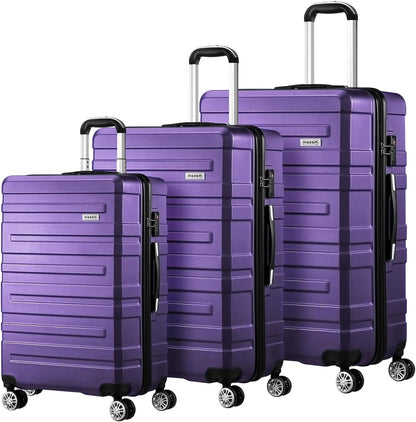 Reiskoffer Set 3-delig Met TSA Slot en Opbergruimte