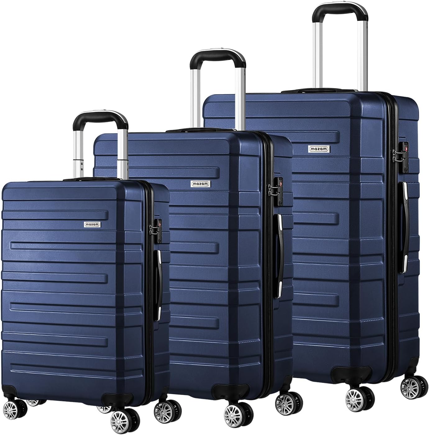 Reiskoffer Set 3-delig Met TSA Slot en Opbergruimte - Clothivas